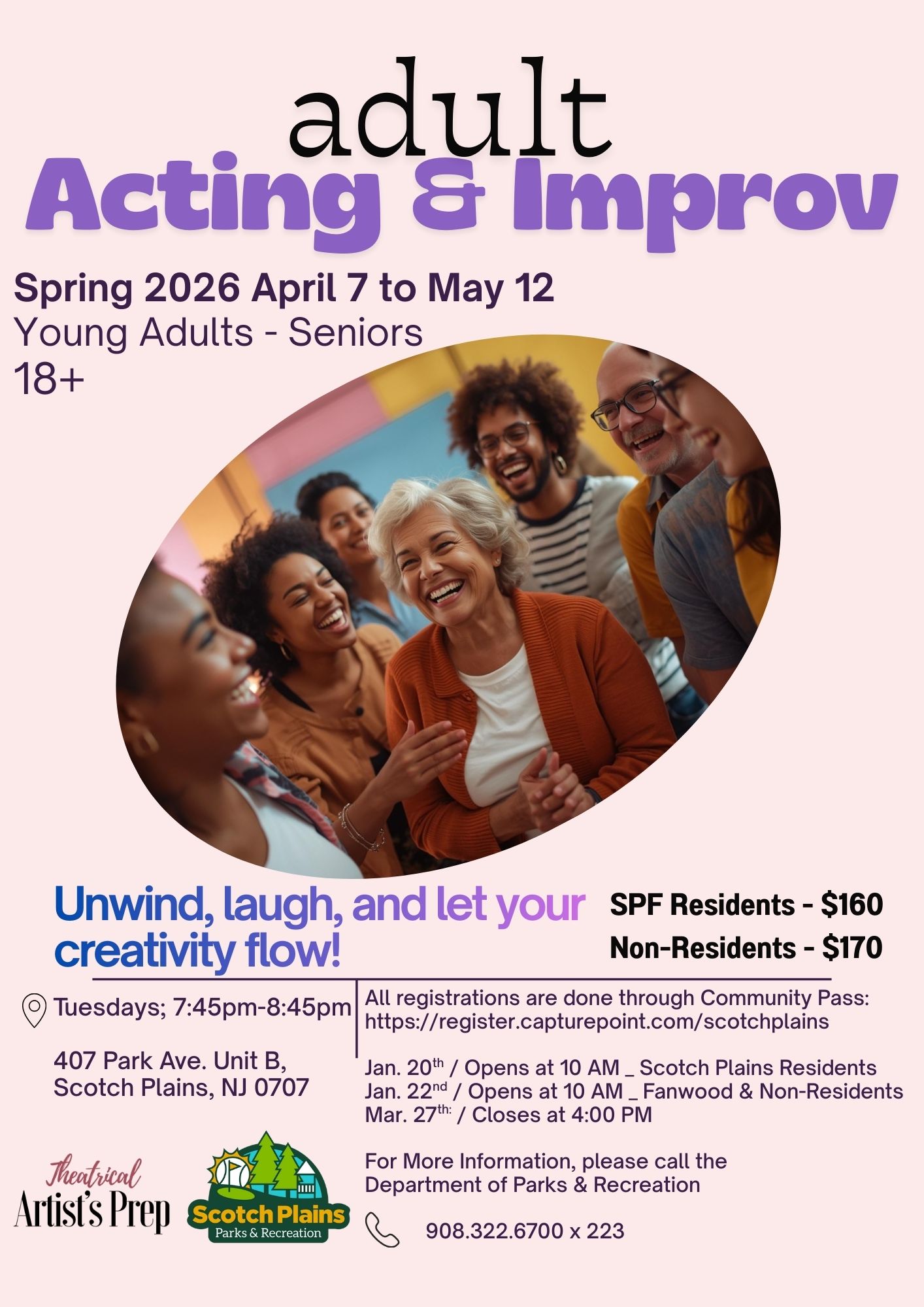 Flyer Unwind Laugh Create 2